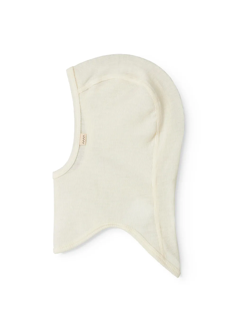 MarMar Wool Rib Balaclava elefanthue Natural uld