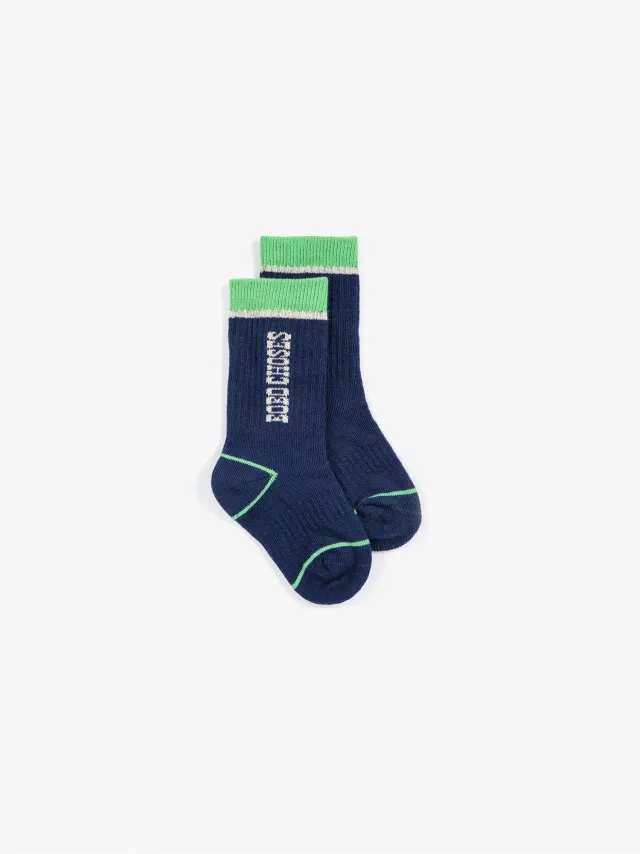 Bobo Choses lange sokker navy 17-19