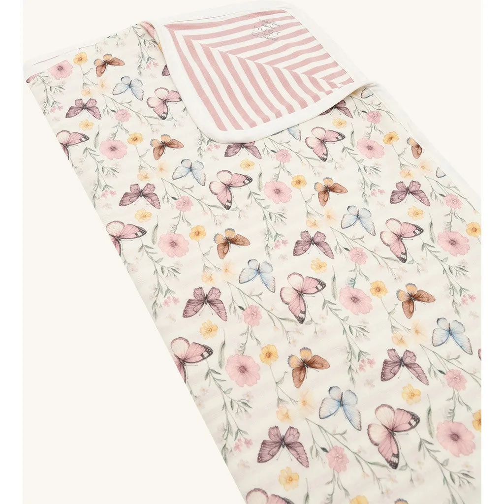 Hust & Claire HCFubi tæppe dusty rose bambus