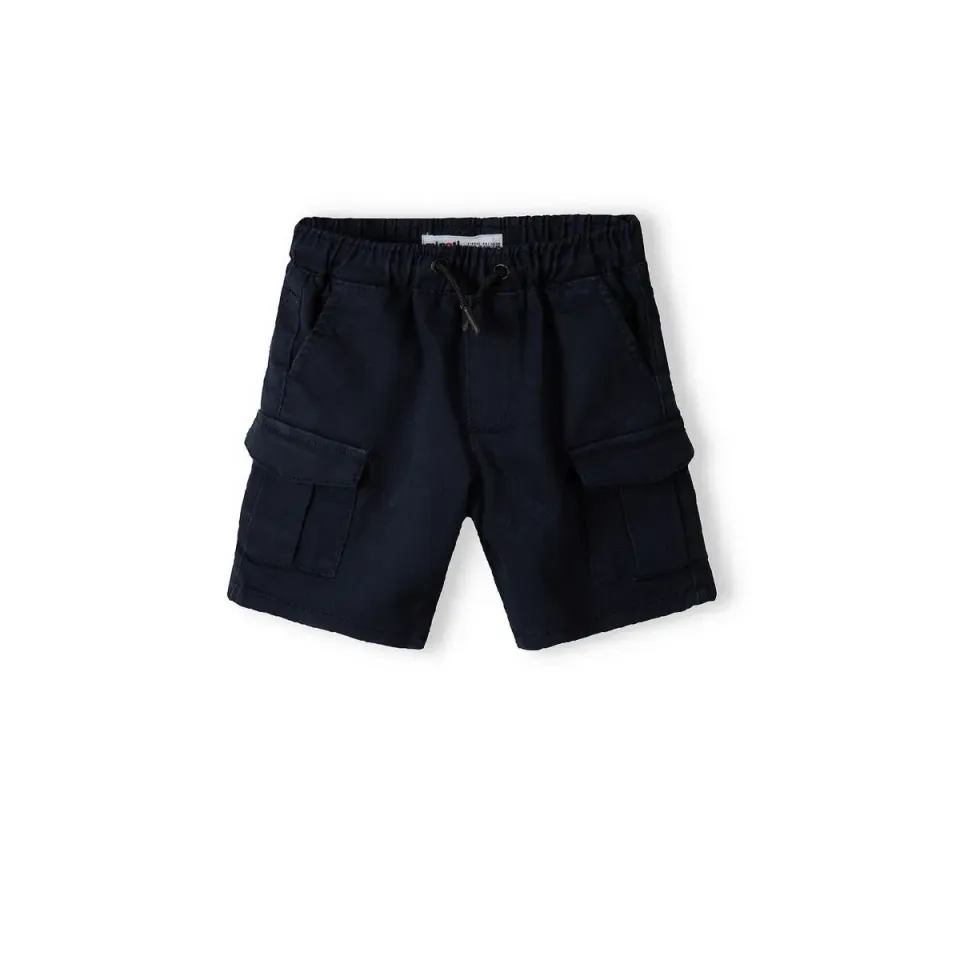 Minoti cargo shorts mørkeblå bomuld til drenge