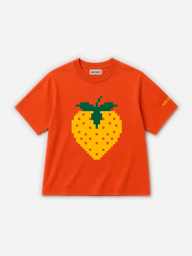 Bobo Choses Fruit Bites Strawberry t-shirt 2-3Y økologisk