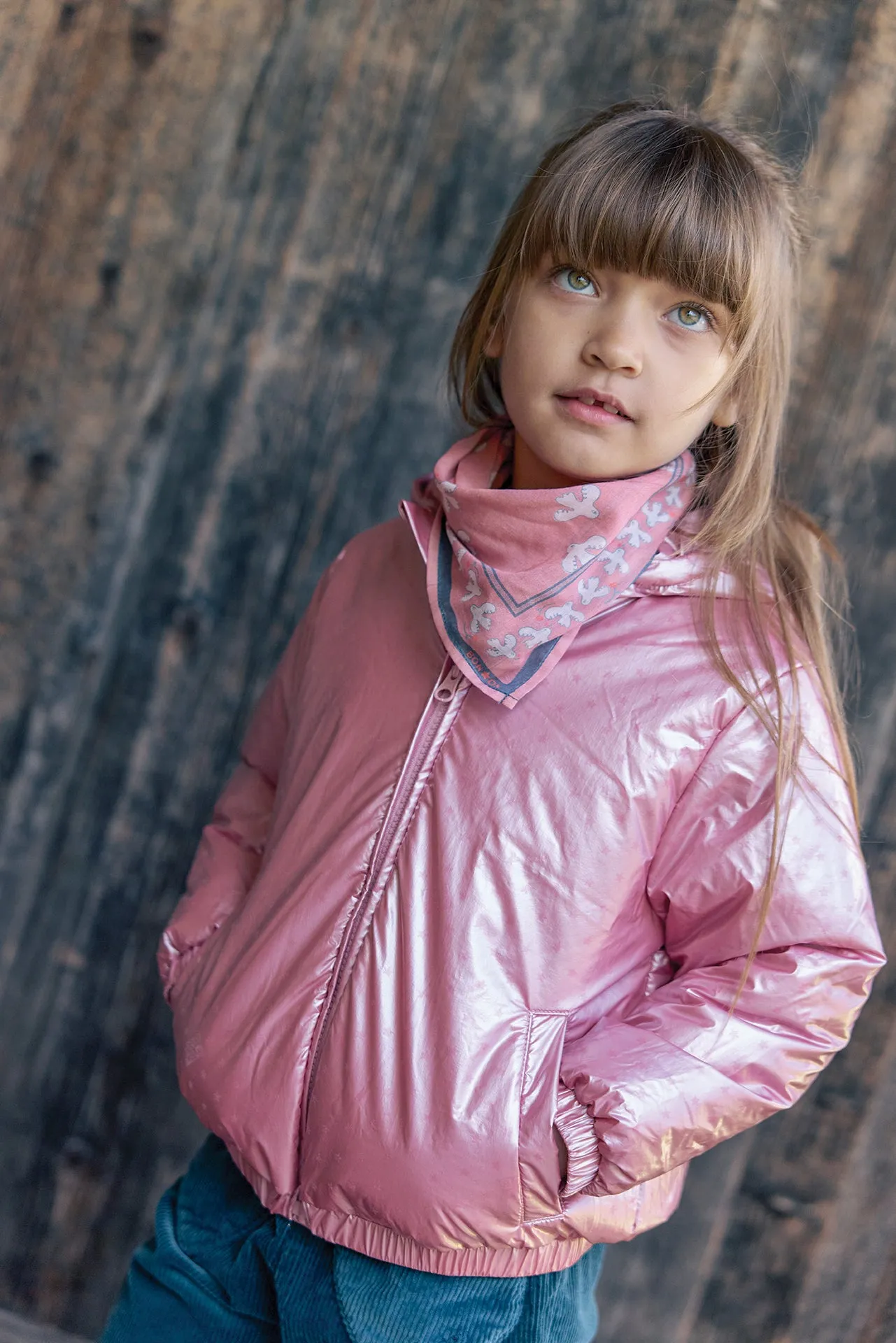 Bonton Flotte Rose Blossom regnfrakke stjerner