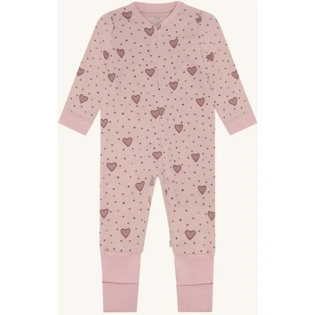 Hust & Claire Manu Hearts natdragt Dusty Rose uld