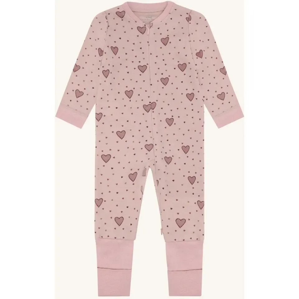 Hust & Claire Manu Hearts natdragt Dusty Rose uld