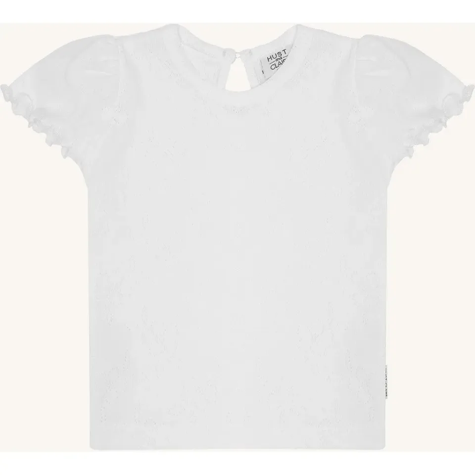 Hust & Claire HCAlma T-shirt Hvid Økologisk Bomuld