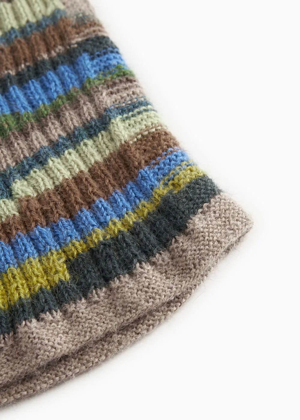 MarMar Talvar Strikvest Multicolour Boy alpaka