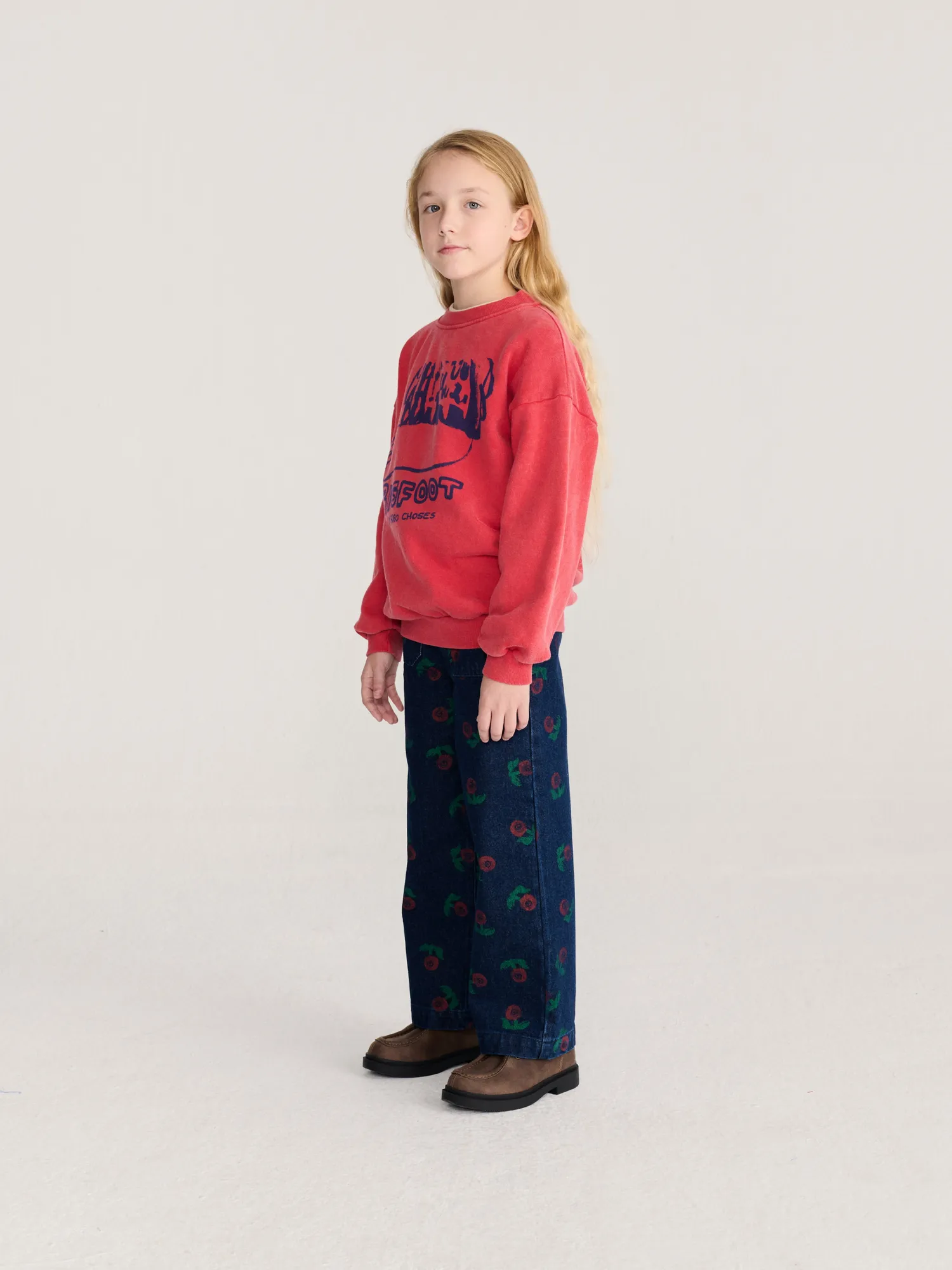 Bobo Choses Bigfoot By BC sweatshirt rød 2-3 år løs