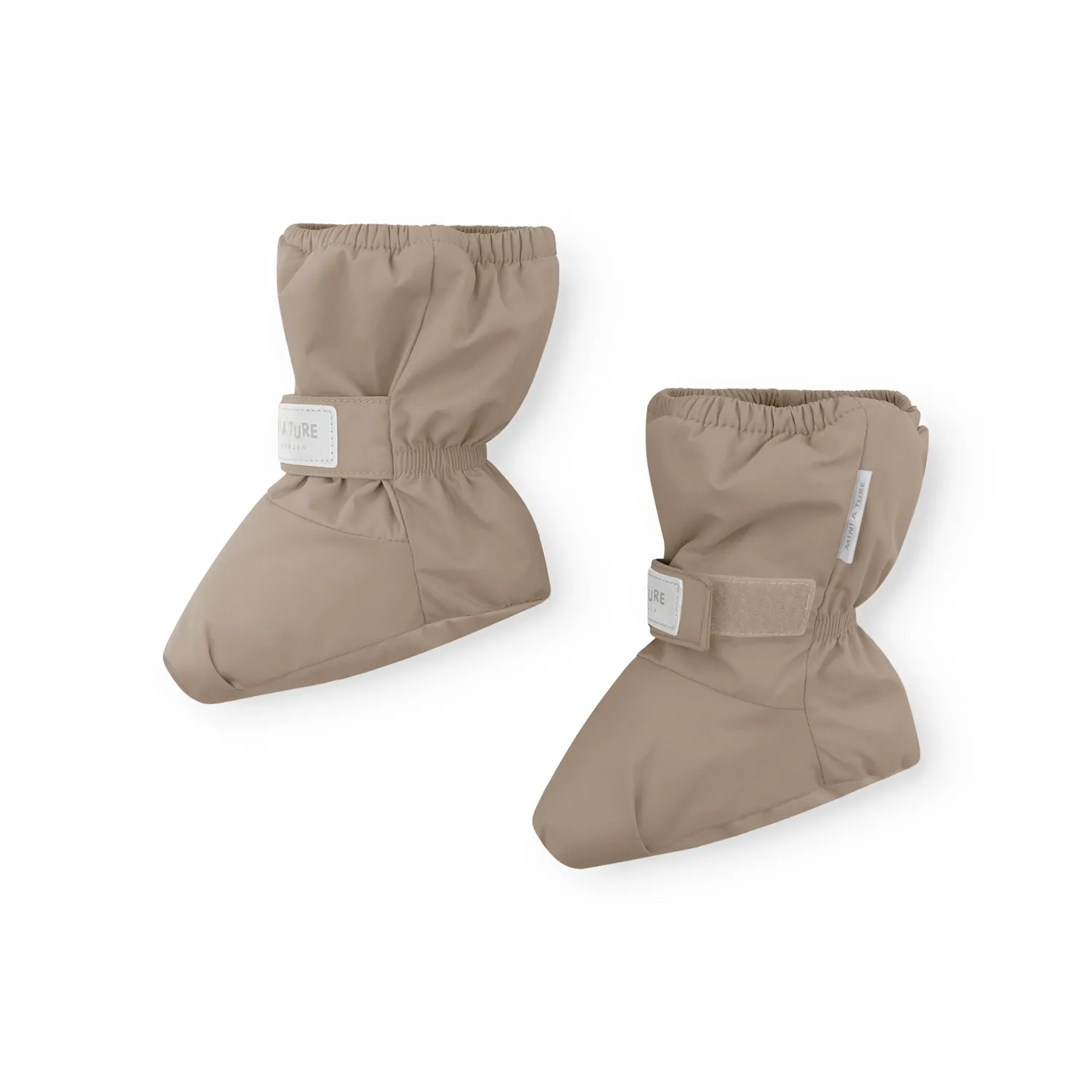 MINI A TURE MATWINN vintersokker grey brown fleece