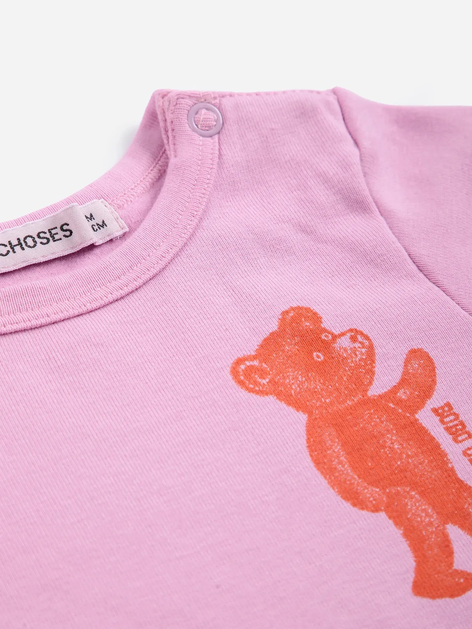 Bobo Choses Softpaw Monster body lyserød 3M bomuld