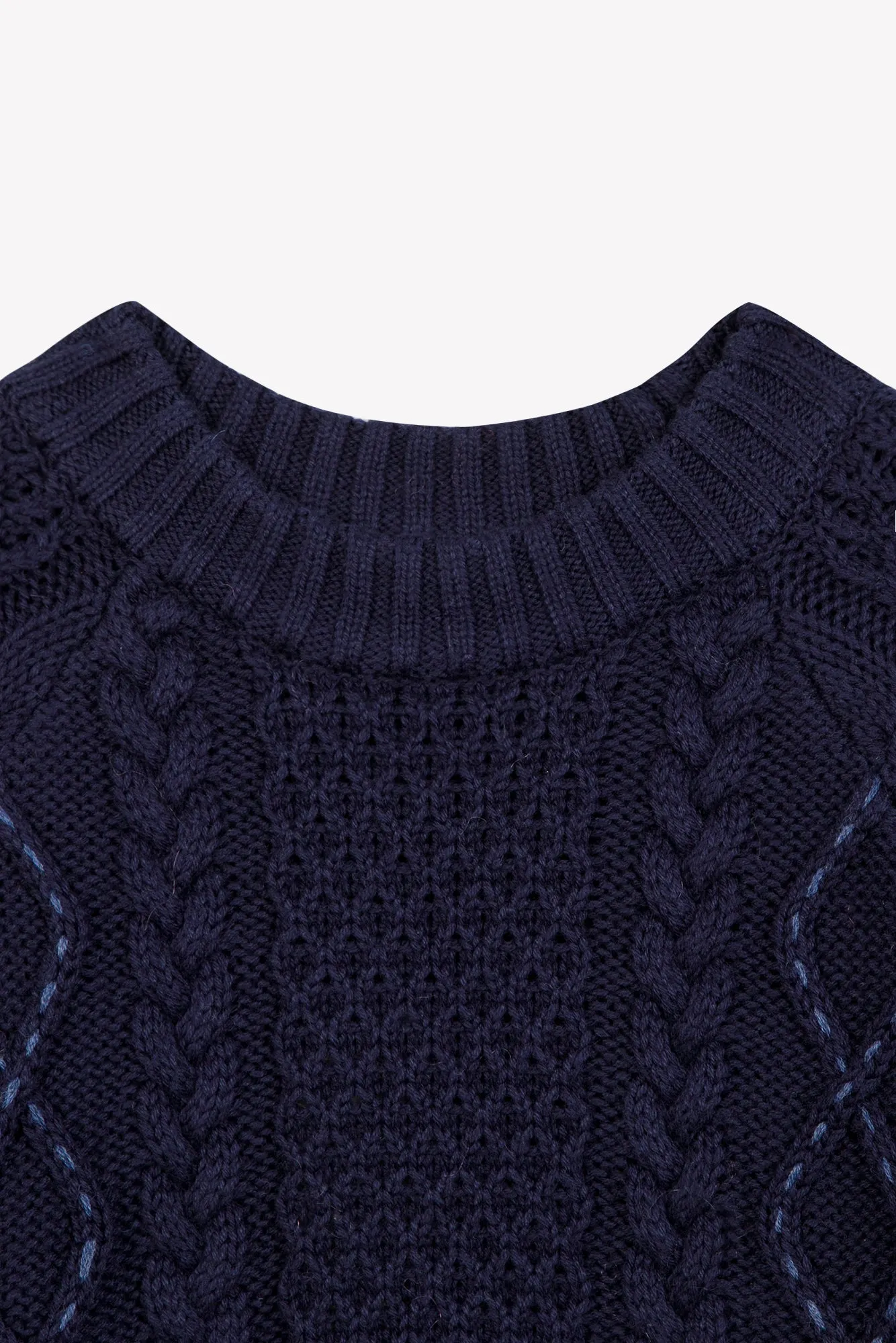 Bonton Port Smouth Blue striktrøje blå