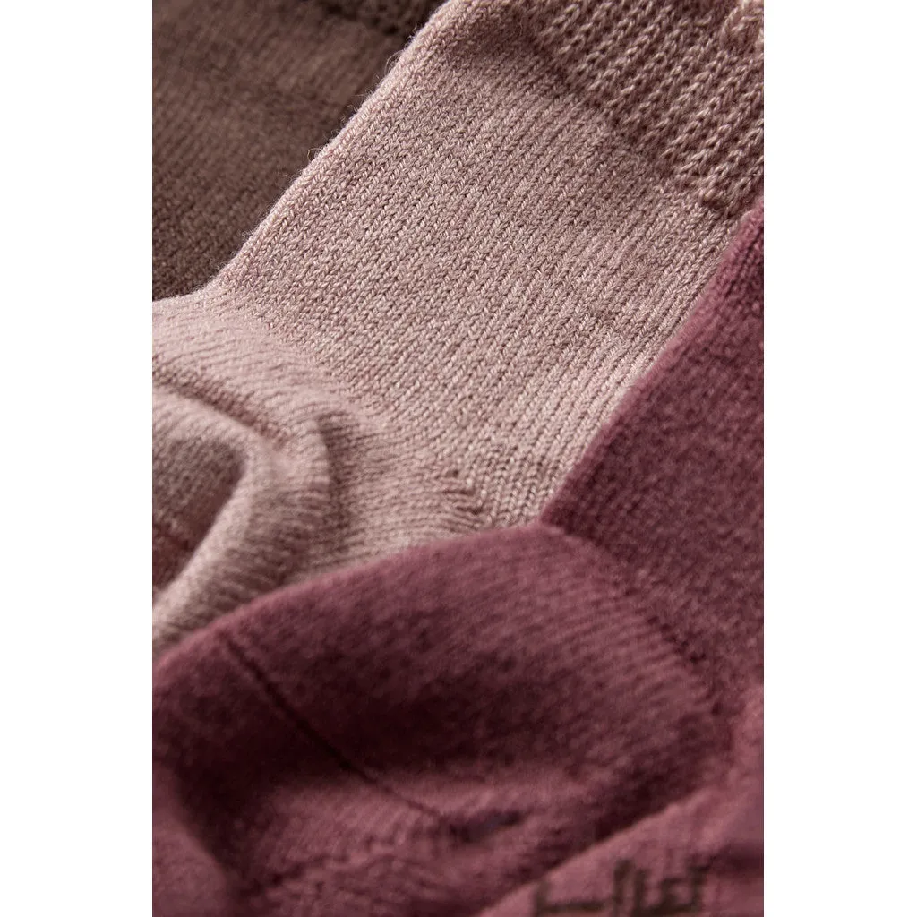 Hust & Claire HCFoty strømper 3-pak old rose uld bambus