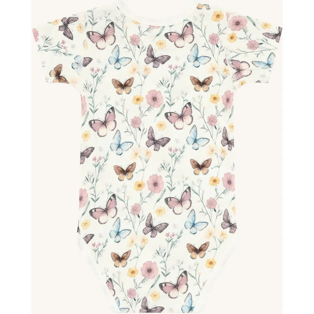Hust & Claire Buller Butterfly bodystocking Ivory bambus
