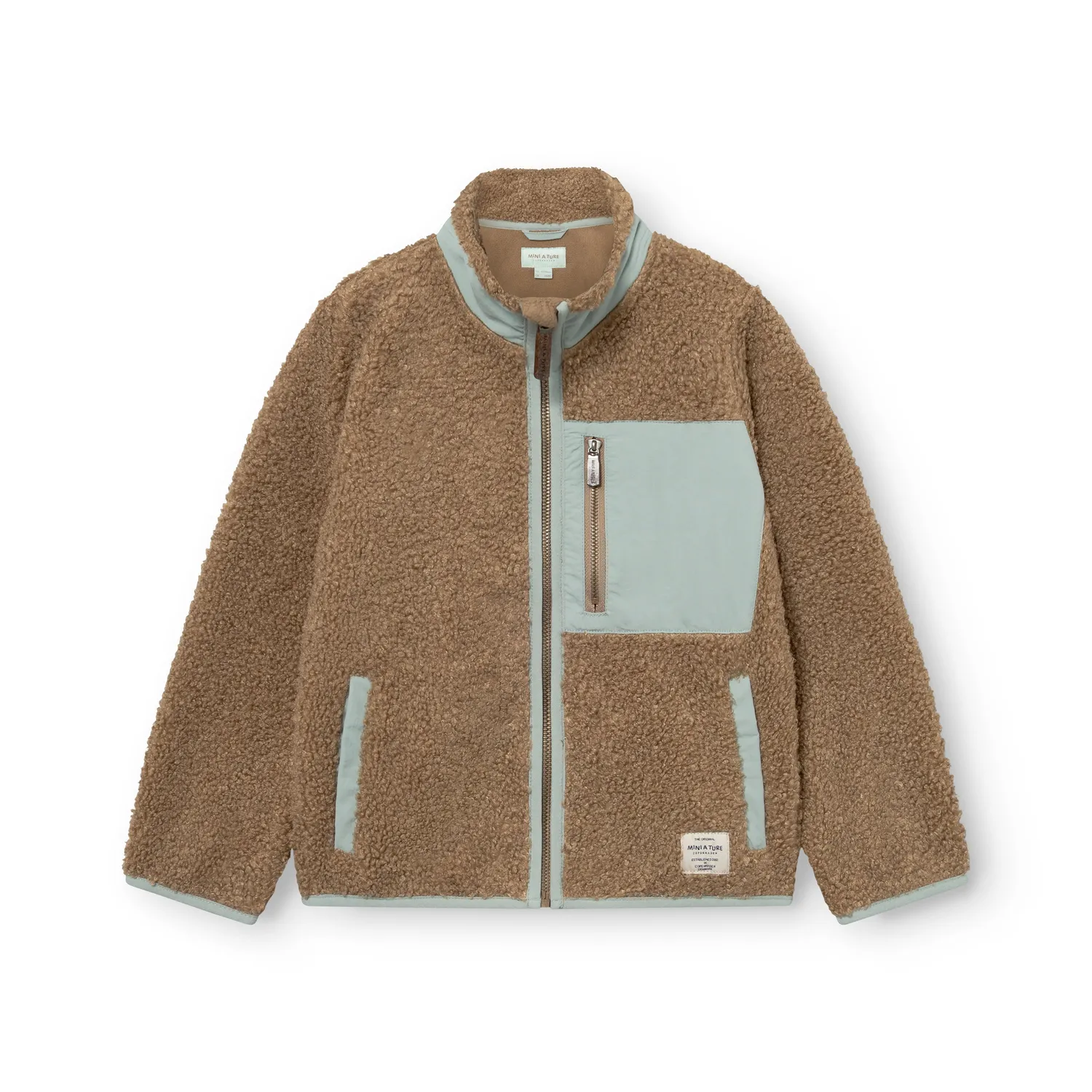MINI A TURE MATALINUR teddyfleece jakke Angora cream