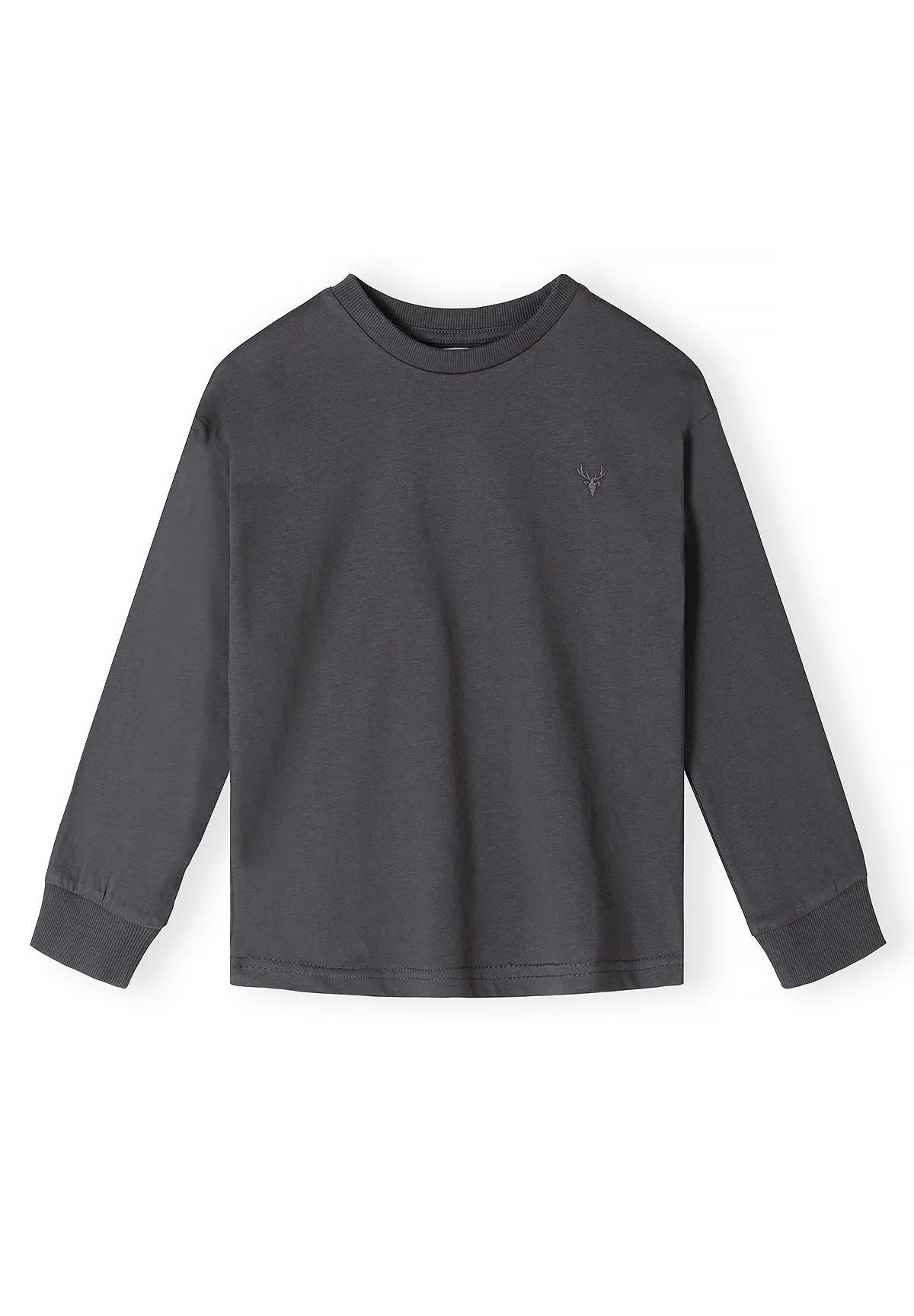 Minoti 45597 langærmet t-shirt 5-pak med hjort