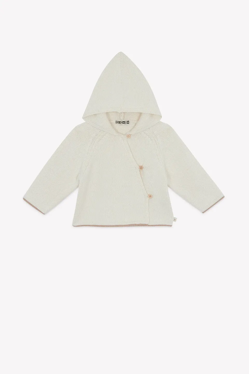 Bonton Marin Mouton vest baby hætte bomuld