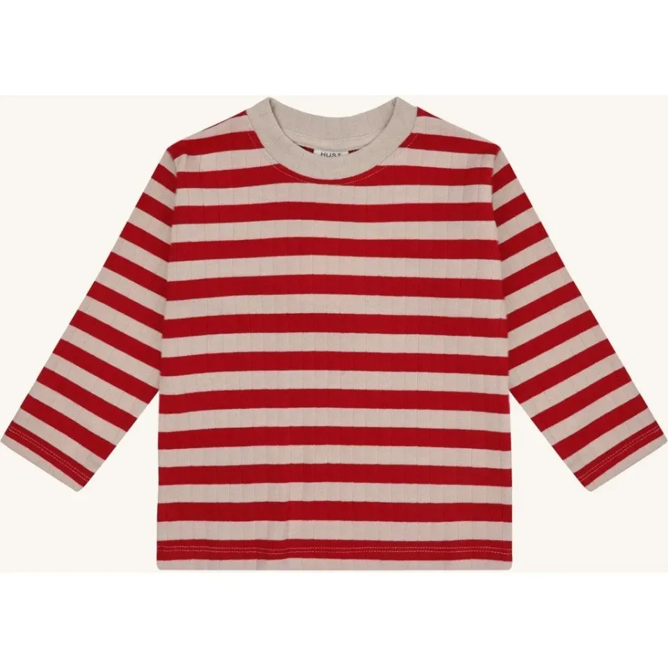 Hust & Claire Anton bluse Warm Red økologisk