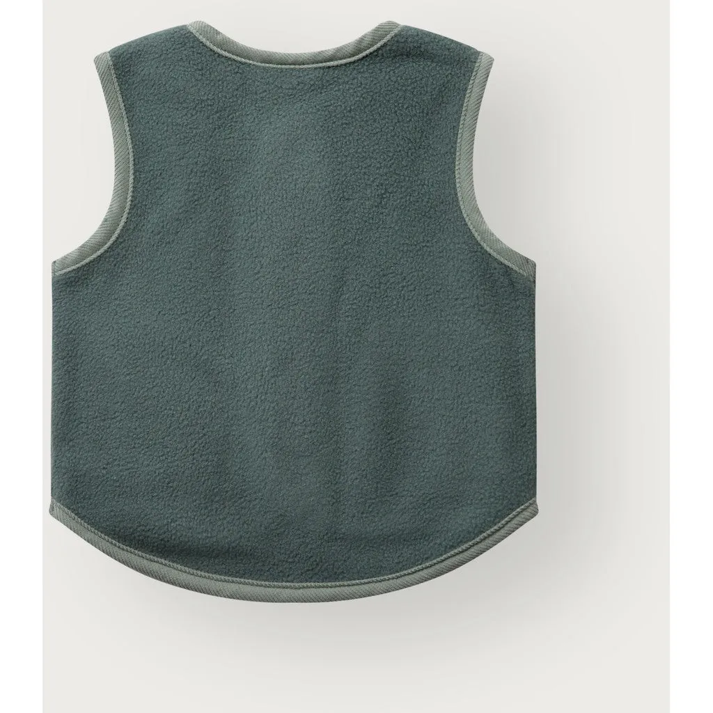 Hust & Claire Fleece vest Balsam Green polyester