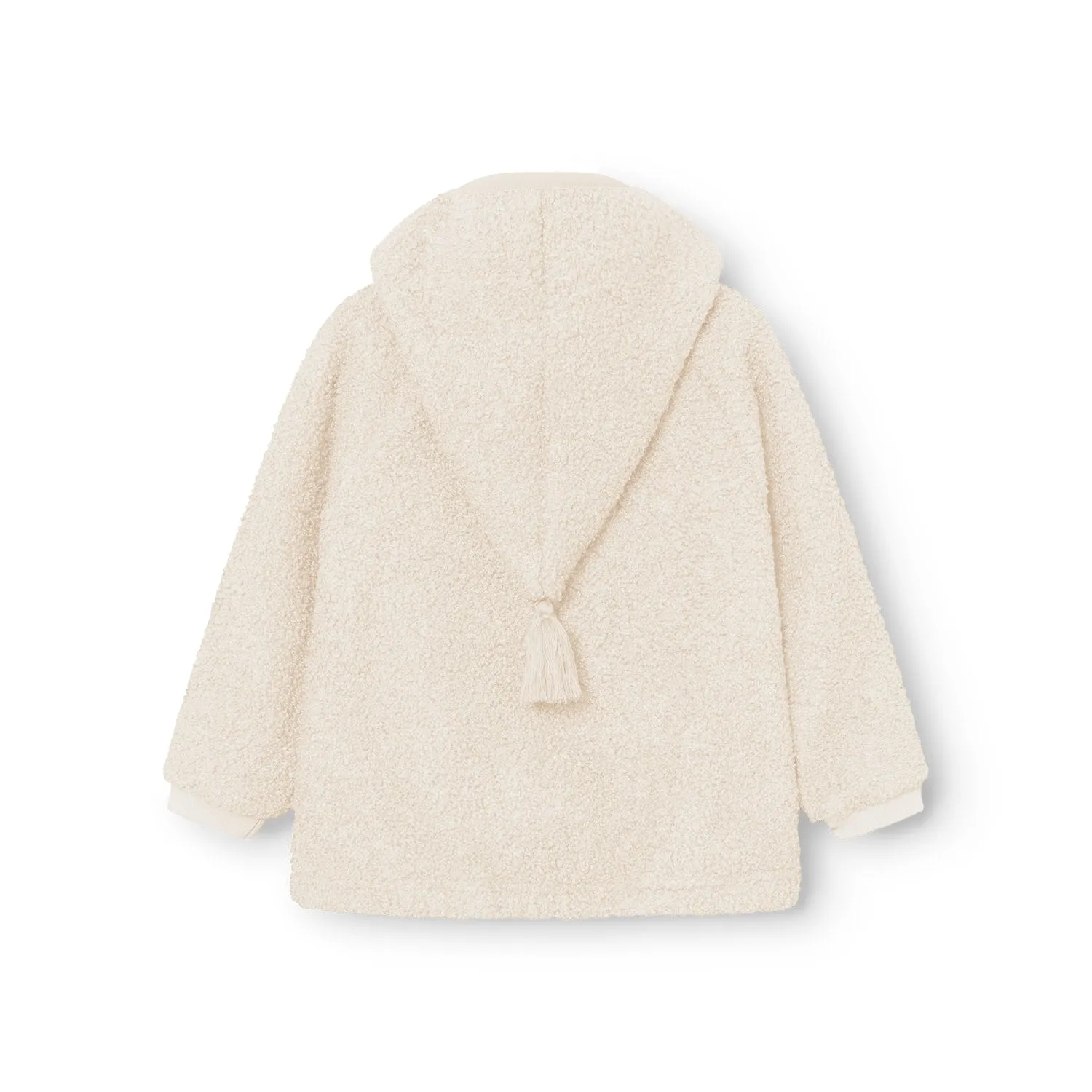 MINI A TURE Matliff teddyfleece jakke Angora cream genanvendt