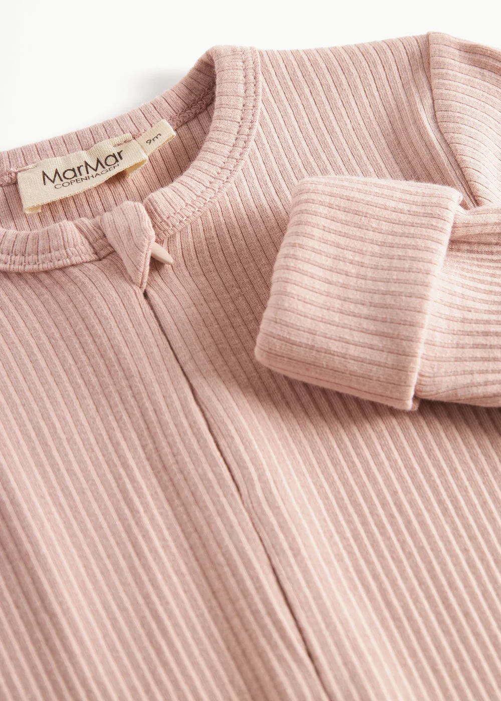 MarMar Rompy Zip heldragt Faded Rose rib