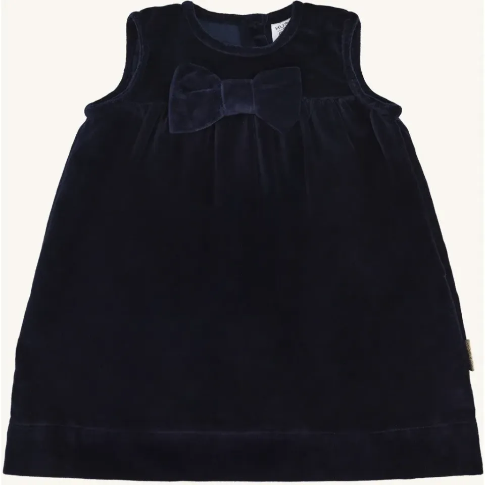 Hust & Claire HCKatinka Molskin kjole More Navy bomuld