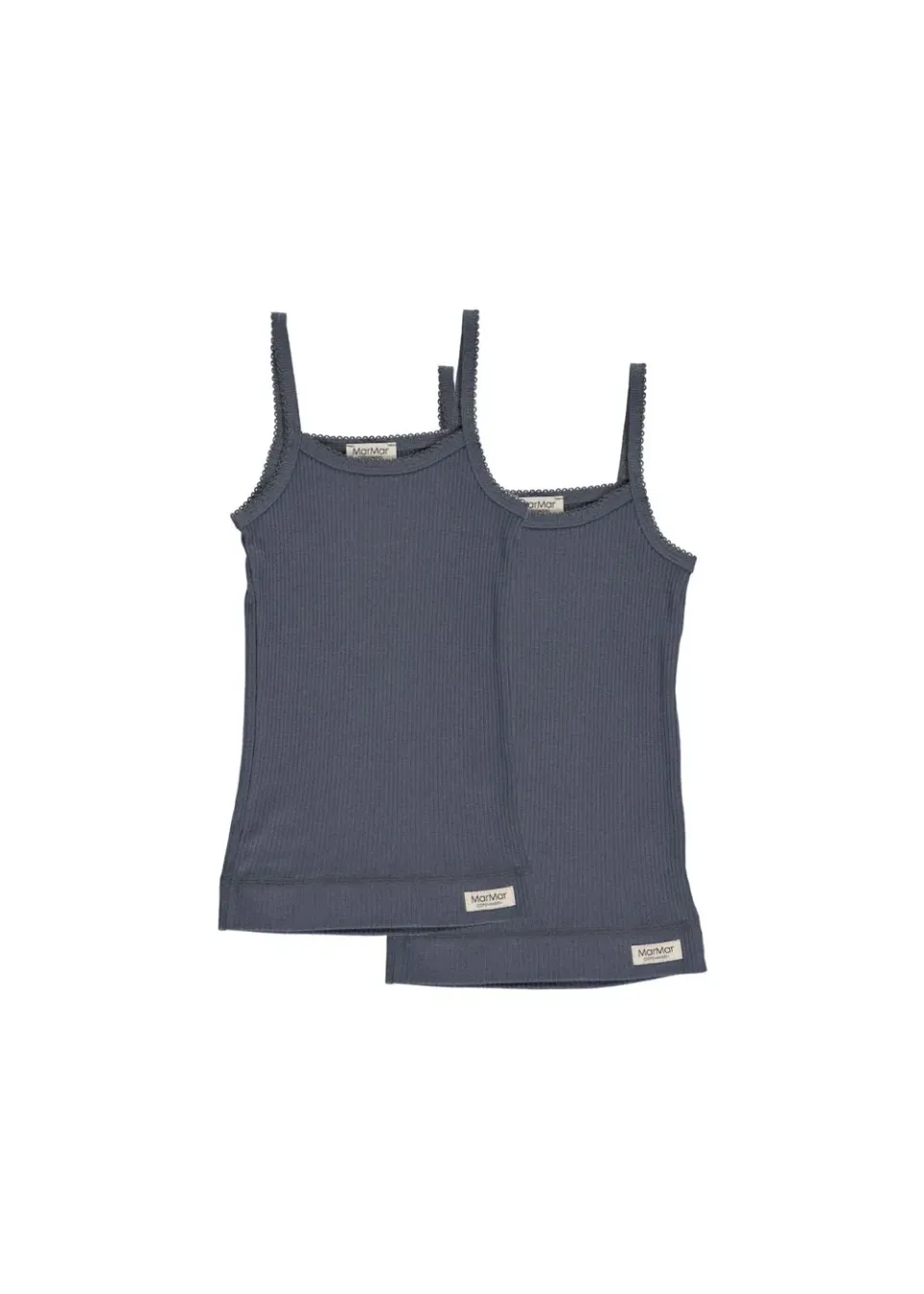 MarMar Strap Vest undertrøje Blue 2-pak strop