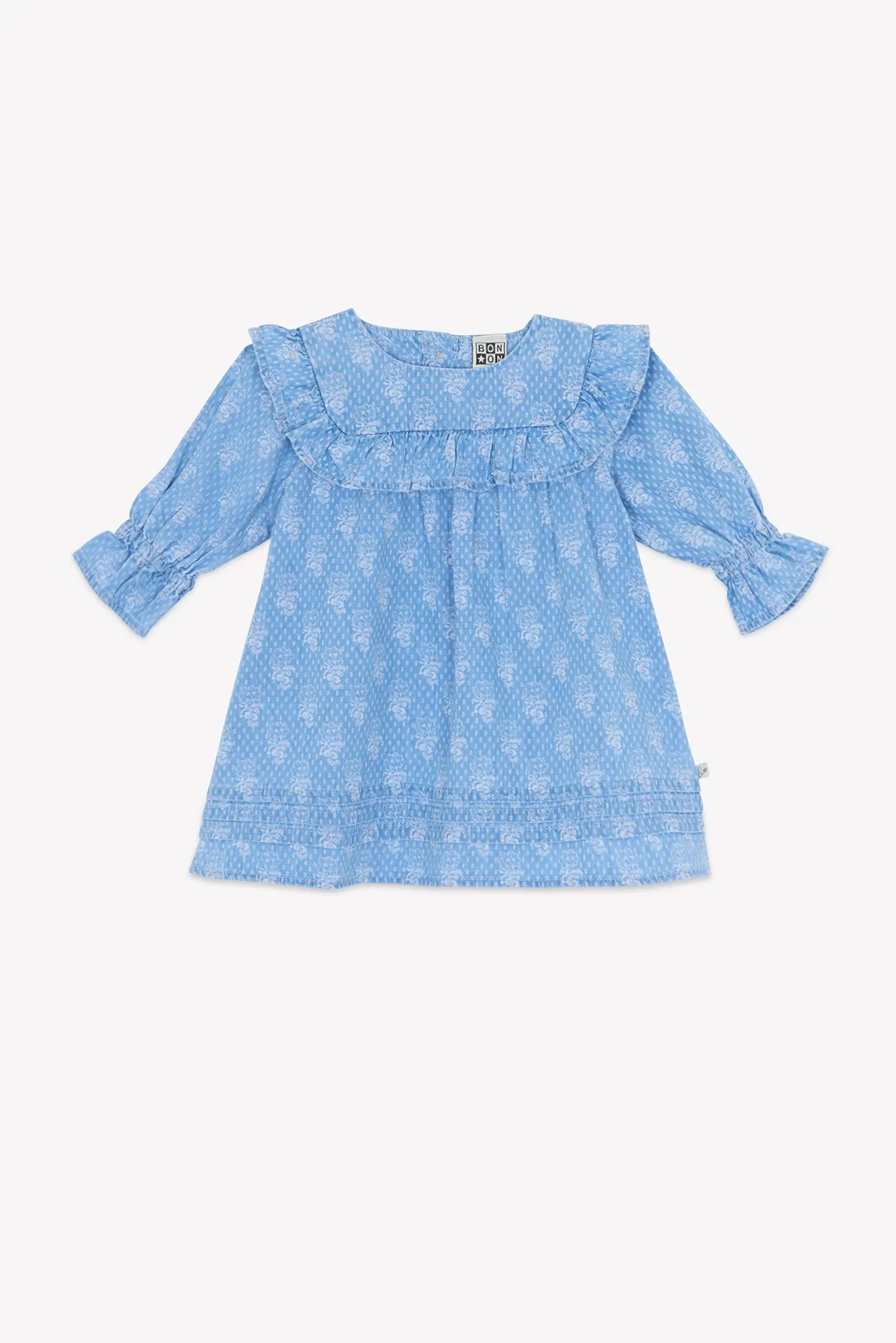 Bonton Maggie Mini Bandana kjole blå baby