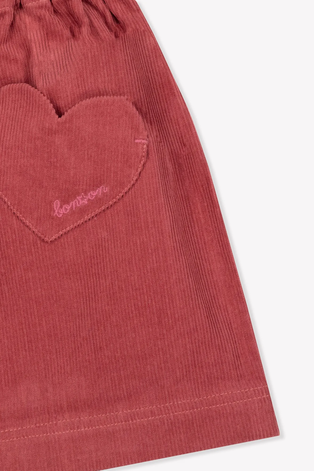 Bonton Polka Rose Elizabeth nederdel velour