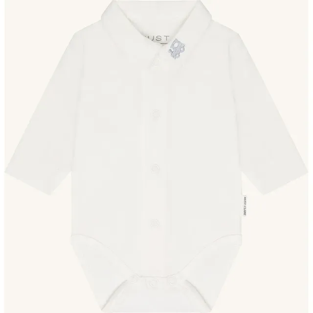 Hust & Claire Baba Collar body Ivory økologisk