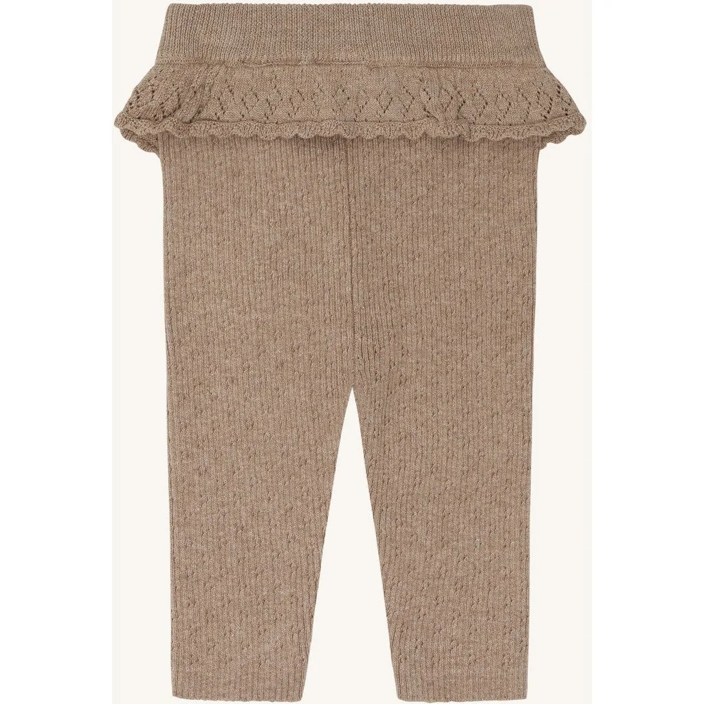 Hust & Claire HCLisa leggings Biscuit strik