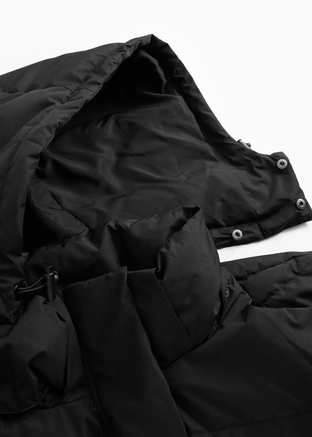 MarMar Otta W Coat dunjakke Black stor pasform
