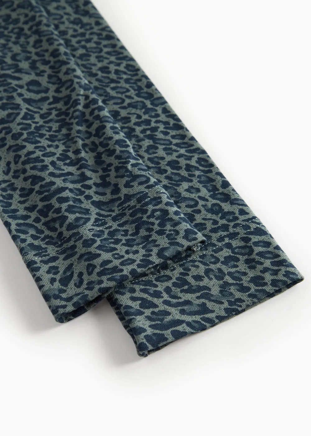 MarMar Leo Leg leggings Dusty Green Leo leopard
