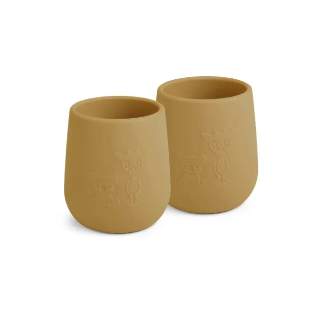 nuuroo Abel kop 2-pak Dusty yellow silikone 145 ml