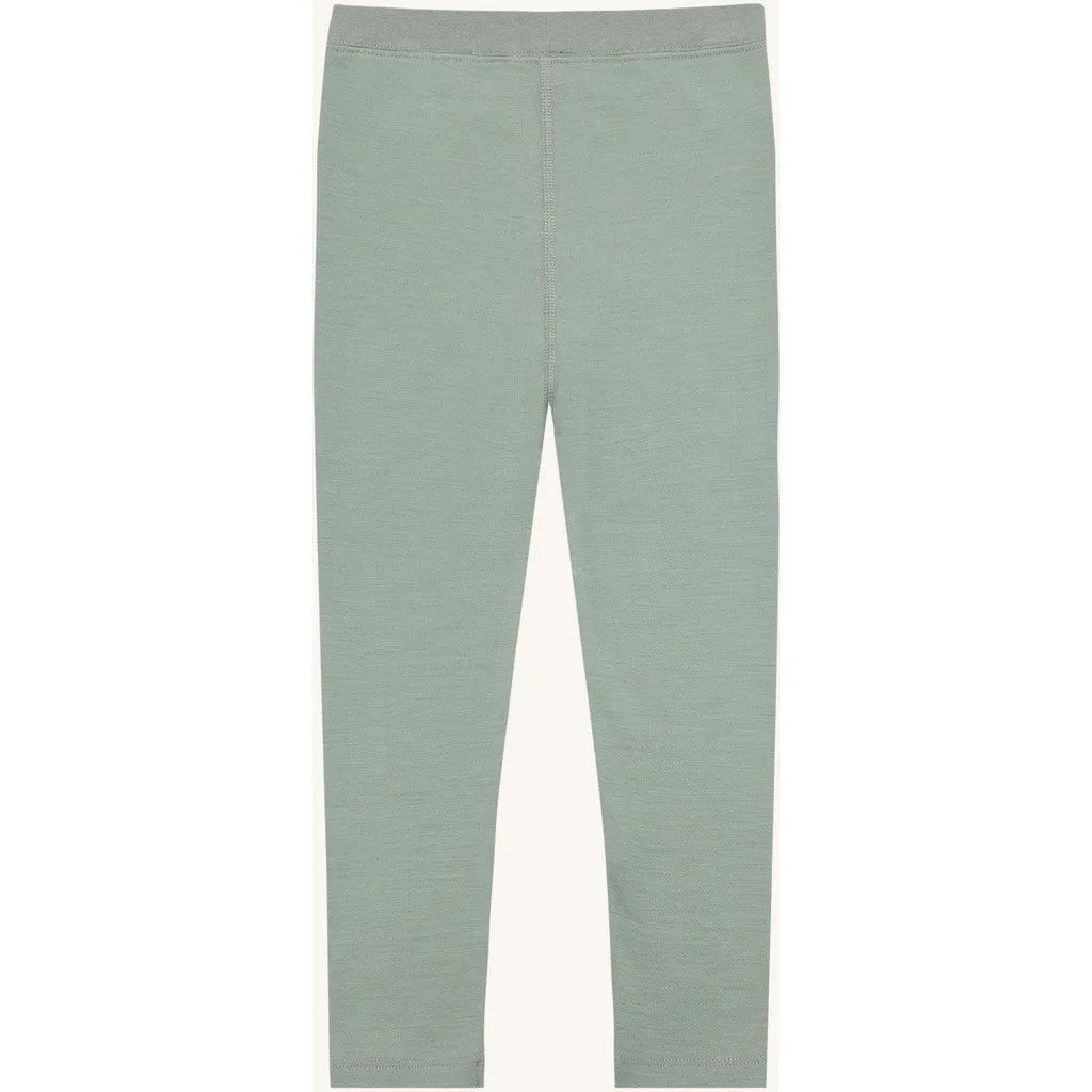 Hust & Claire HCLiro Solid leggings Slate Green merino