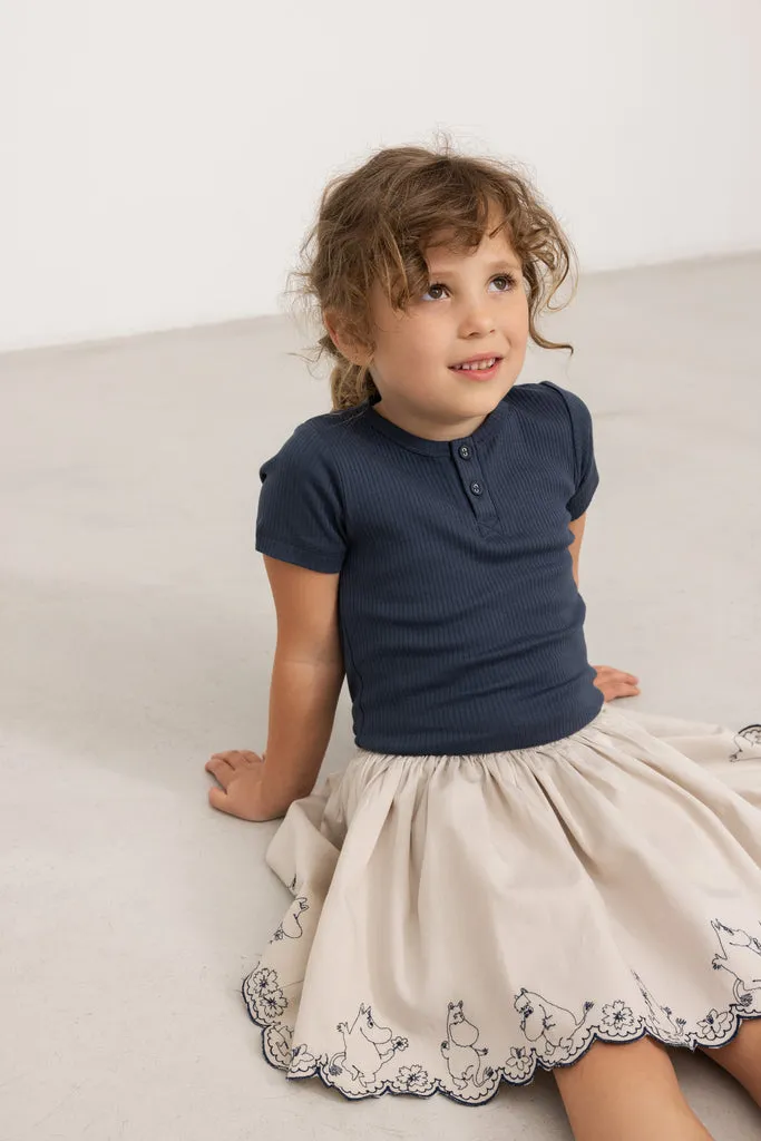 MarMar Sus nederdel Dancing Moomins 2Y/92 beige