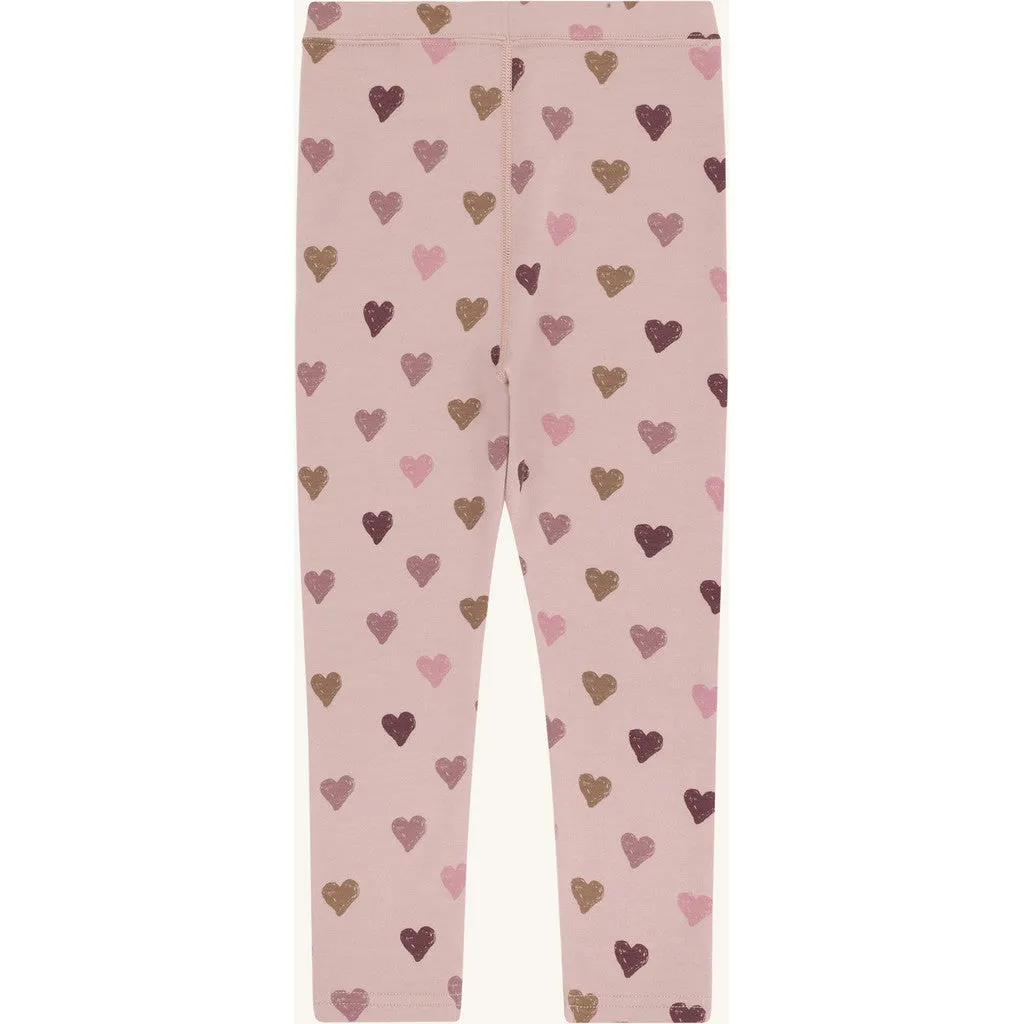 Hust & Claire Laki leggings Adobe Rose uld
