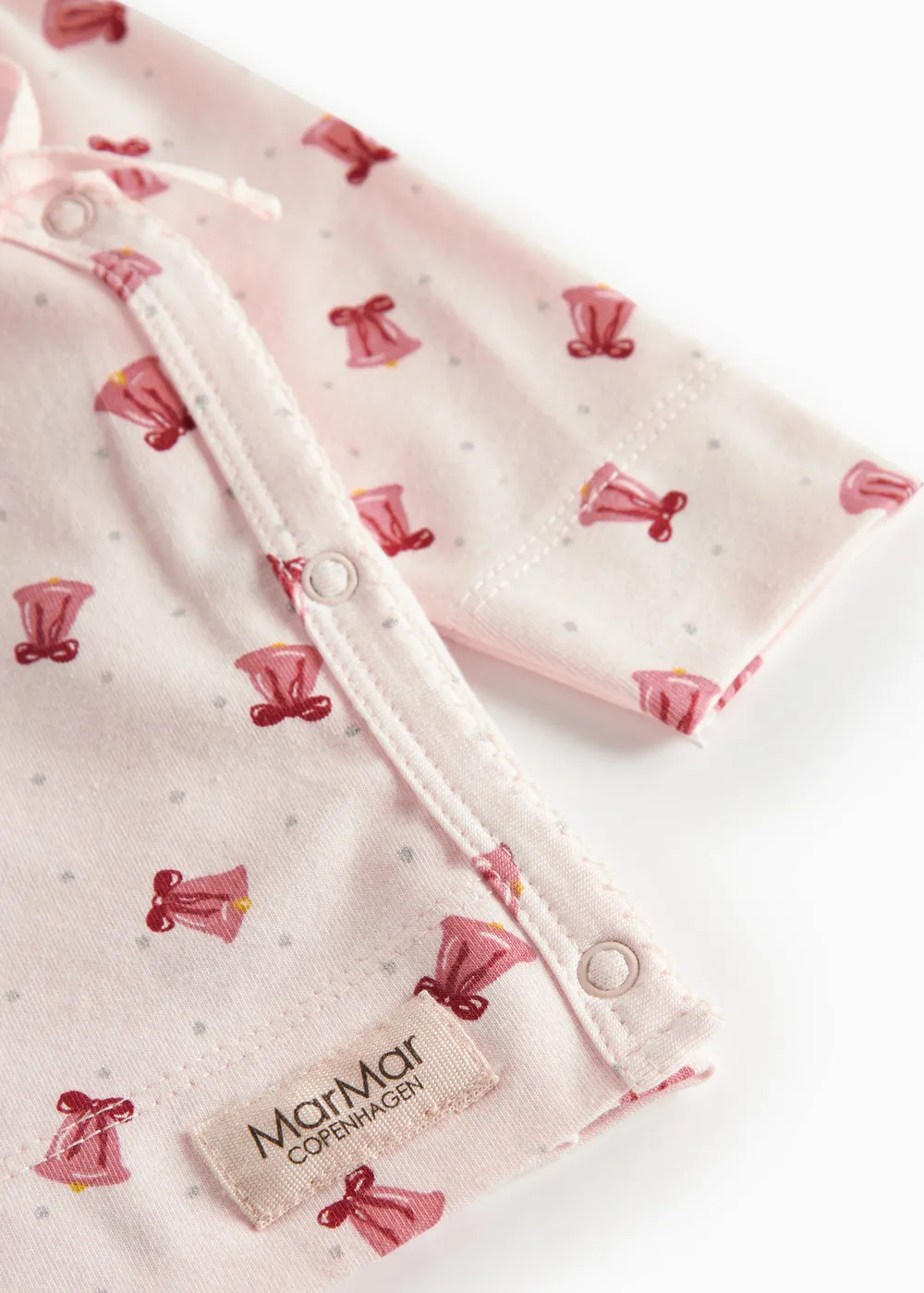 MarMar Tut Wrap LS bluse Bells juleprint