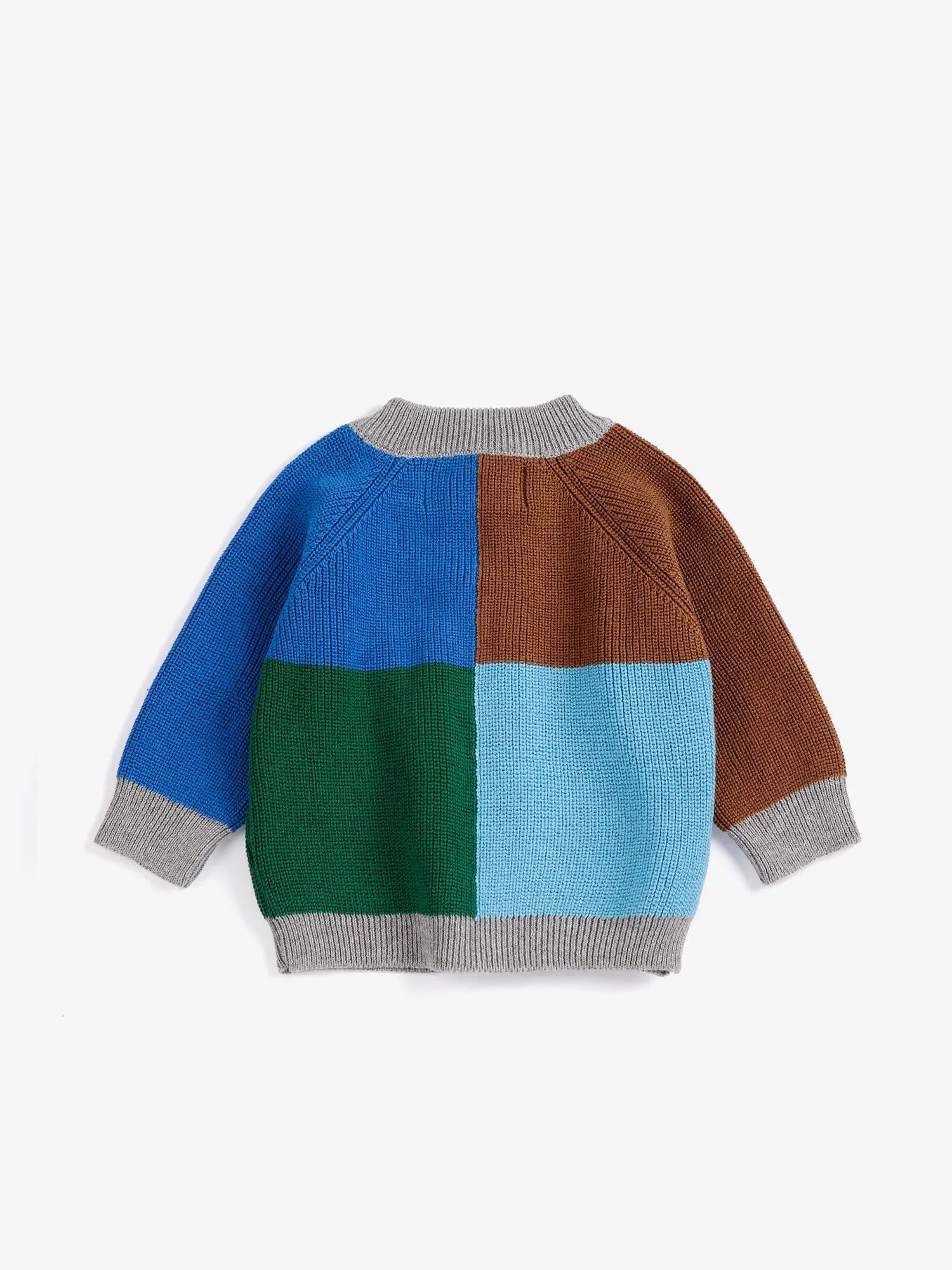 Bobo Choses color block cardigan baby flerfarvet bomuld