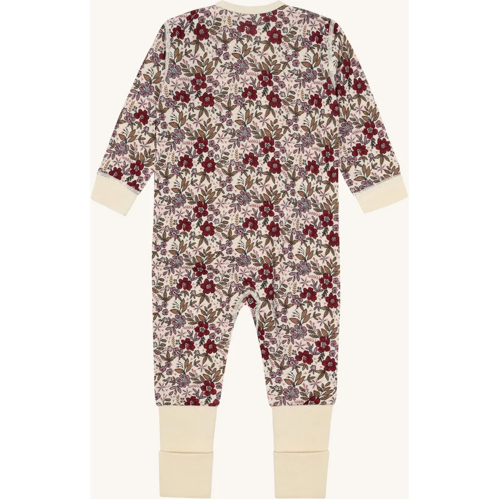 Hust & Claire Manu Flor natdragt Off White uld bambus