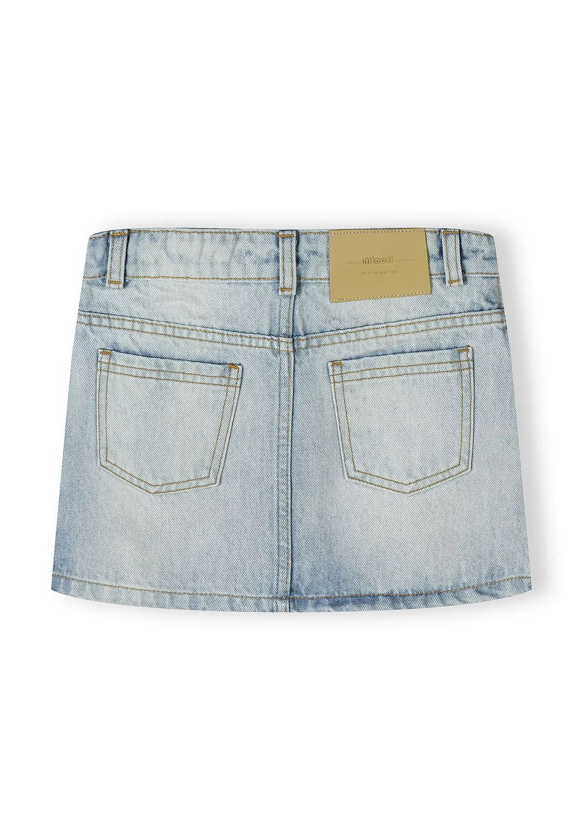 Minoti 44943 jeansskørt lyseblåt A-facon