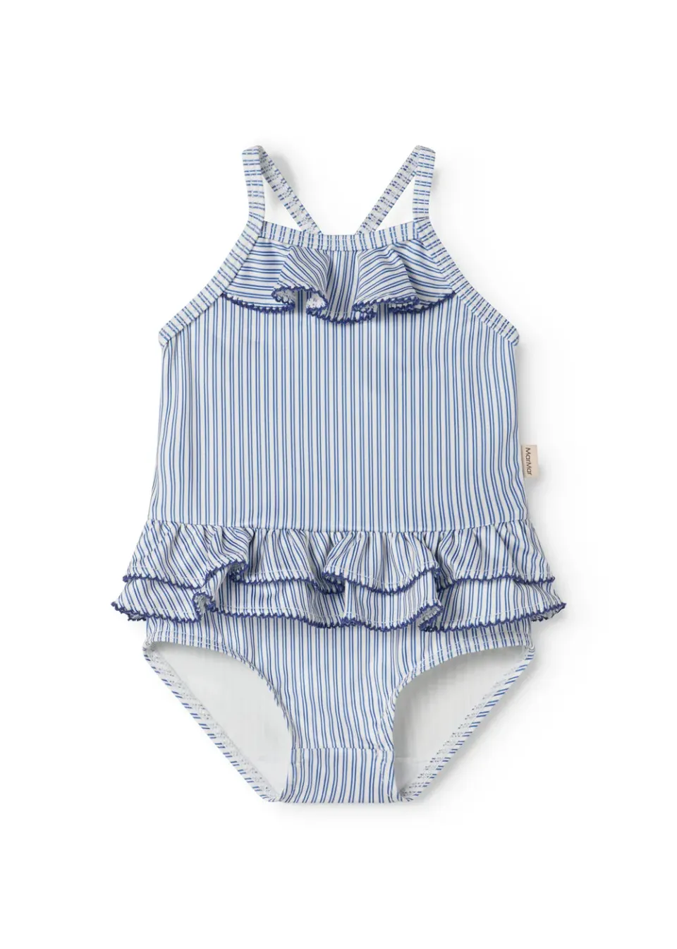 MarMar Swinnie Bathing Suit badedragt Bolich Blue Stripe stribet