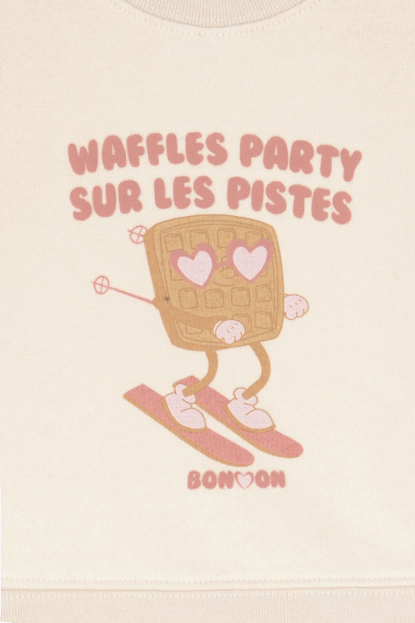 Bonton Lys Waffles babysweatshirt bomuld 3 mdr-3 år