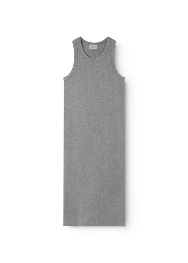 MarMar Dress W kjole Light Grey Melange rib
