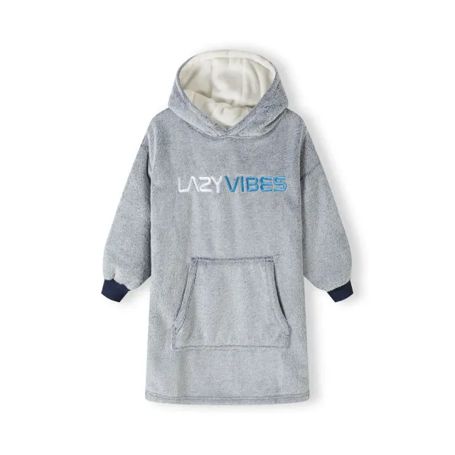 Minoti 41547 oversize hoodie mørkeblå fleece