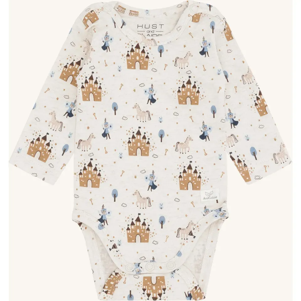 Hust & Claire HCBebe Fairy Tale body Baby Blue økologisk