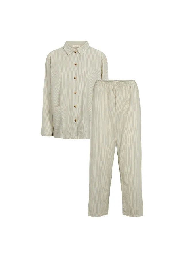 MarMar Pajama Set W Pyjamas Blue Stone Stripe