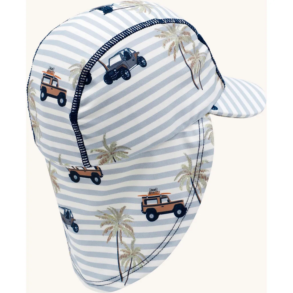 Hust & Claire Fasai Swimhat badehætte White dreng UV