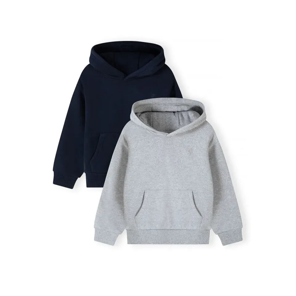 Minoti 45782 hoodie 2-pak navy broderi