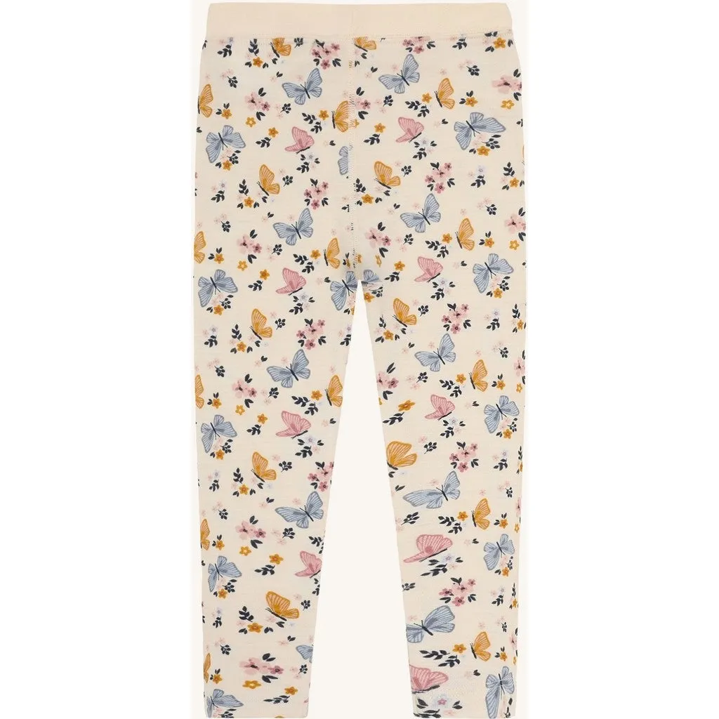 Hust & Claire HCLiro Butterfly leggings Off White merinould
