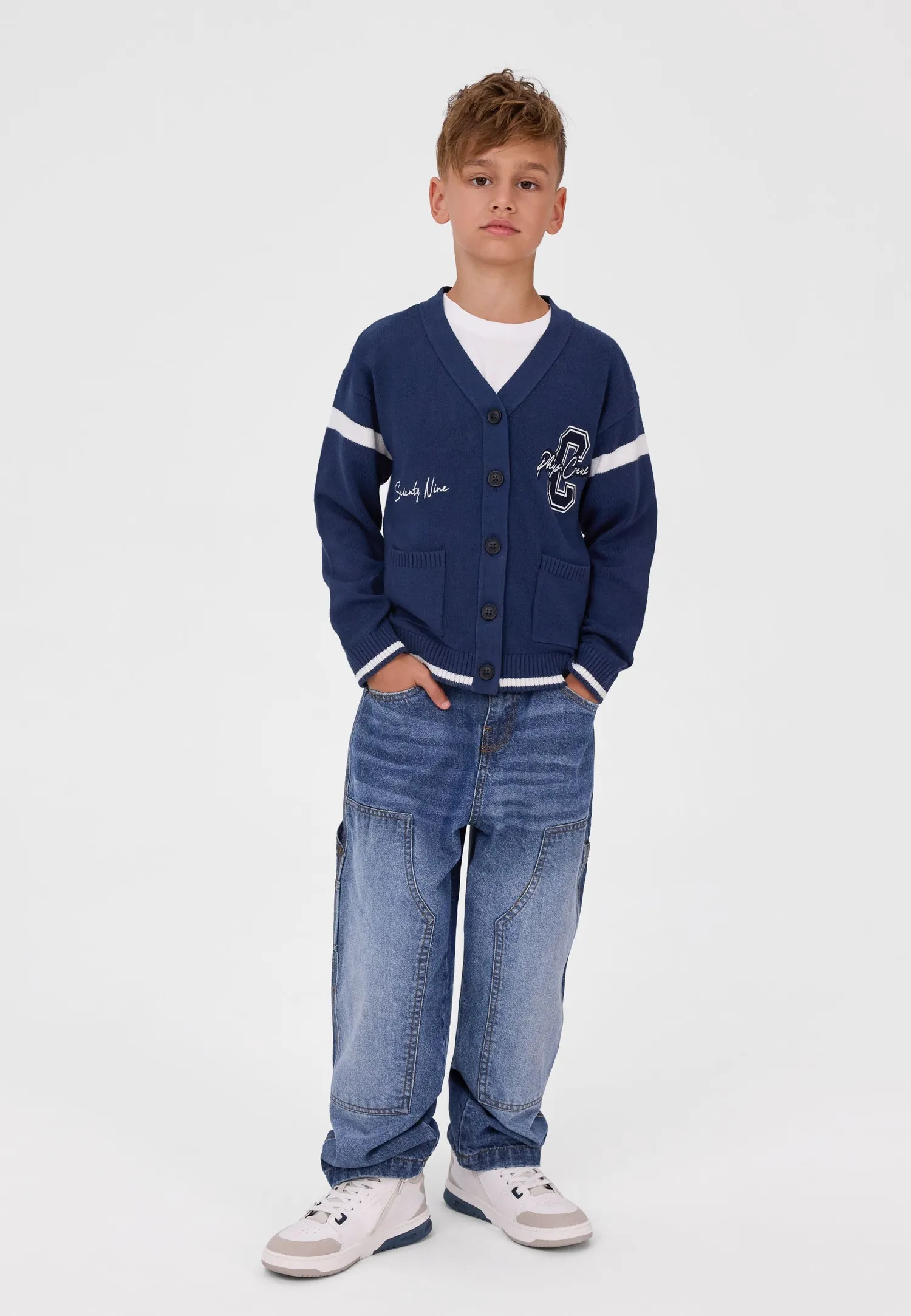Minoti carpenter jeans til drenge blå loose