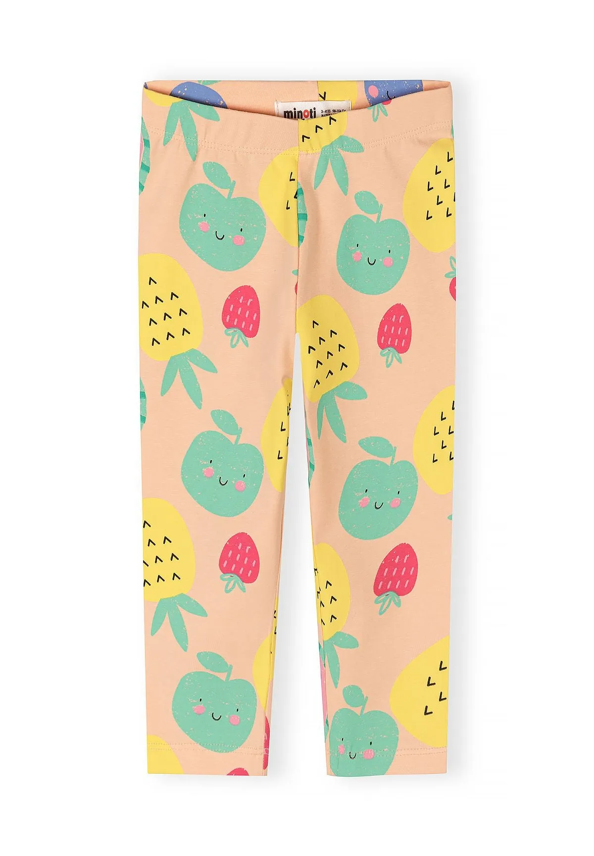Minoti 44826 capri leggings 3-pak blå frugt baby